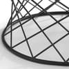 Trevi White Marble Metal Coffee Table