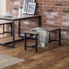 Tribeca Oak Wooden and Metal Dining Bench