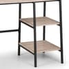 Tribeca Oak and Black Wooden Metal Desk