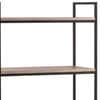 Tribeca Oak Wooden and Metal Tall Bookcase
