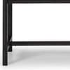 Tribeca Walnut Wooden and Metal Bench
