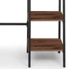 Tribeca Walnut Wooden and Metal Desk