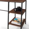 Tribeca Walnut Wooden and Metal Desk