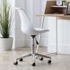 Erika White Plastic Office Chair