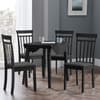 Coast Black Wooden Drop Leaf Dining Table