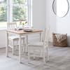 Coxmoor White Wooden Dining Chair x 2
