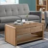 Curve Oak Wooden Coffee Table