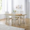 Davenport Ivory Wooden Extending Dining Table