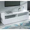 Manhattan White Wooden 2 Drawer TV Unit