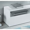 Manhattan White Wooden 2 Drawer TV Unit