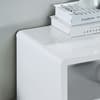 Manhattan White Wooden Compact TV Unit