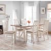 Pembroke White Wooden Dining Chair x 2