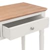 Provence Light Grey Wooden 2 Drawer Console Table