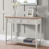 Provence Light Grey Wooden 2 Drawer Console Table