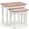 Provence Light Grey Wooden Nest of Tables