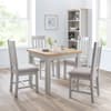 Richmond Grey Wooden Flip Out Dining Table