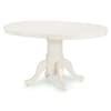 Stanmore Ivory Wooden Extending Round Dining Table