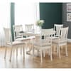 Stanmore Ivory Wooden Extending Round Dining Table