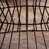 Jersey Walnut Wooden and Metal Round Coffee Table