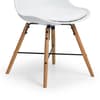 Kari White Leather Chair x 2