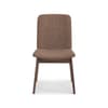 Kensington Brown Fabric and Wooden Dining Chair