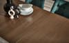 Kensington Wooden Extending Dining Table with Hadid Green Chairs Dining Set