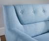 Lambeth 2 Seater Duck Egg Blue Fabric Sofa