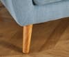 Lambeth 2 Seater Duck Egg Blue Fabric Sofa