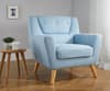 Lambeth Duck Egg Blue Fabric Chair