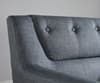Lambeth 2 Seater Grey Fabric Sofa