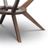 Chelsea Glass and Wooden Large Round Dining Table