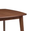 Lennox Walnut Wooden Square Dining Table