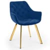 Lorenzo Blue Velvet Dining Chair x 2