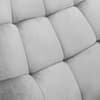Lucerne Grey Velvet Fabric Chair