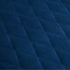 Luxe Blue Velvet Fabric High Dining Bench
