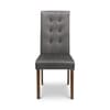 Madrid Grey Velvet Fabric Dining Chair x 2