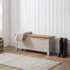 Aspen Grey and Pine Wooden Storage Bench