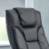 Malmo Black Leather Massage Recliner Chair and Stool