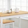Marlow White and Oak Wooden Bar Set