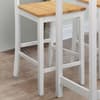 Marlow White and Oak Wooden Bar Set