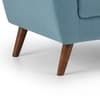 Monza Blue Fabric Chair