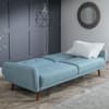 Monza Blue Linen Sofa Bed