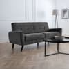 Monza Dark Grey 2 Seater Sofa