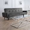 Monza Dark Grey 3 Seater Sofa