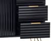 Murano Matte Black Large Sideboard