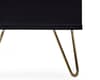 Murano Matte Black Large Sideboard