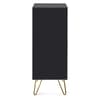 Murano Black Wooden 2 Door 2 Drawer Sideboard
