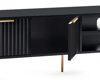 Murano Matte Black TV Unit 