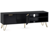 Murano Matte Black TV Unit 