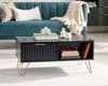 Murano Matte Black Coffee Table